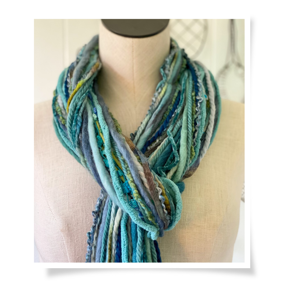 Yarn Scarf -Caribbean Sea