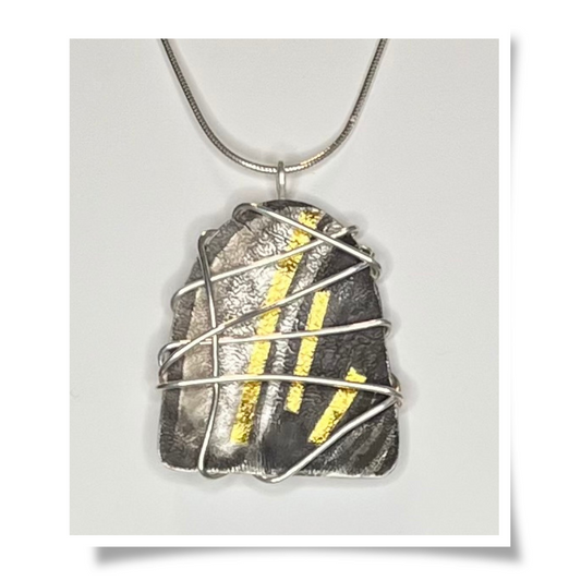 Jewelry - Wrapped Necklace Rounded Triangle