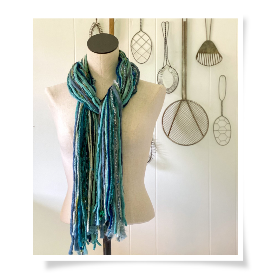 Yarn Scarf -Caribbean Sea