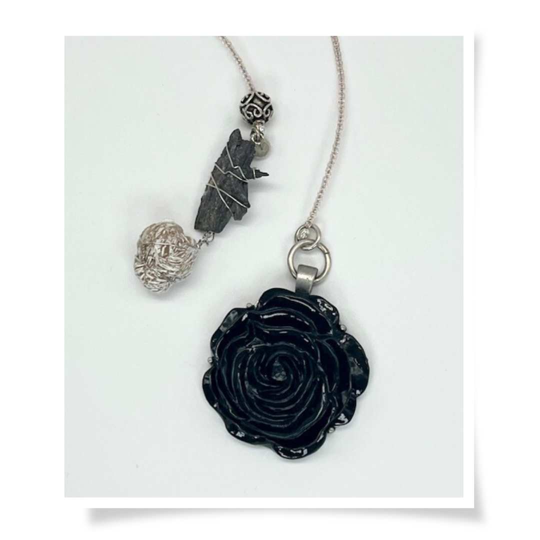 Bookmark - Onyx Rose