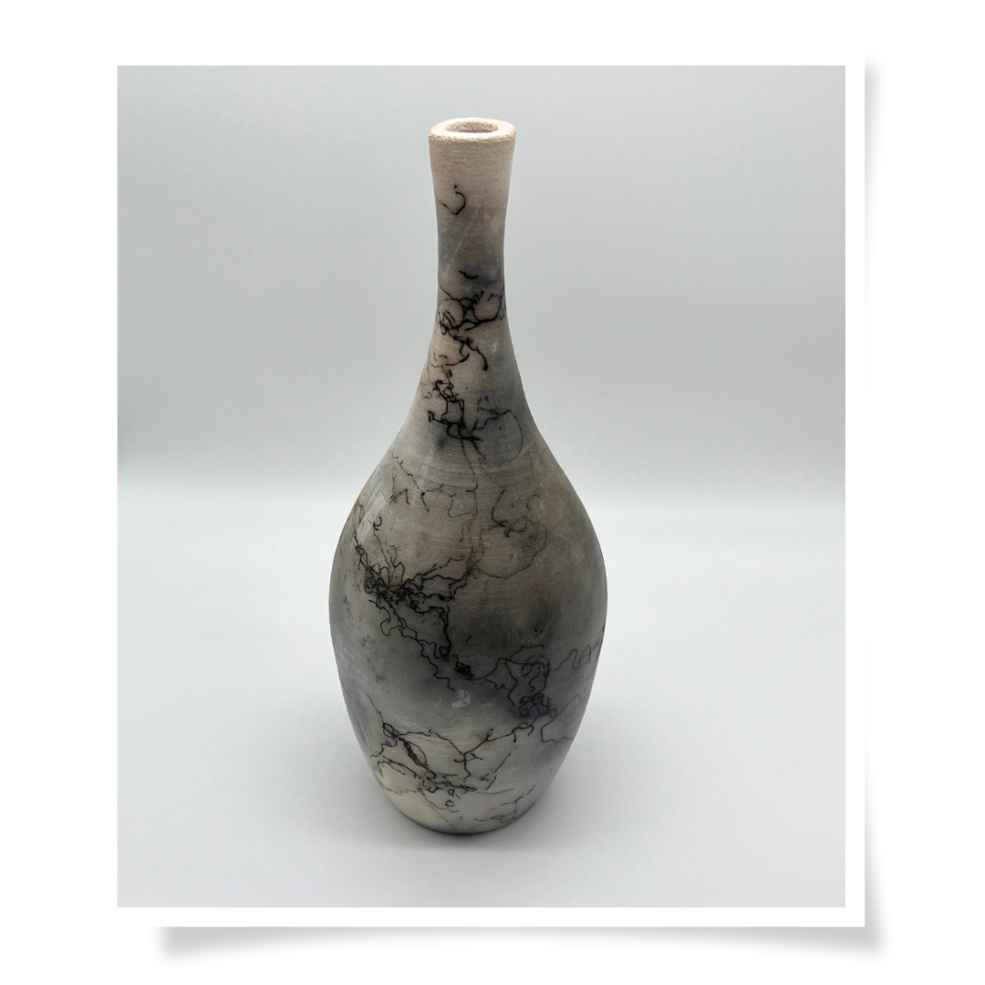 Ceramic Bottle - Stormy Evening