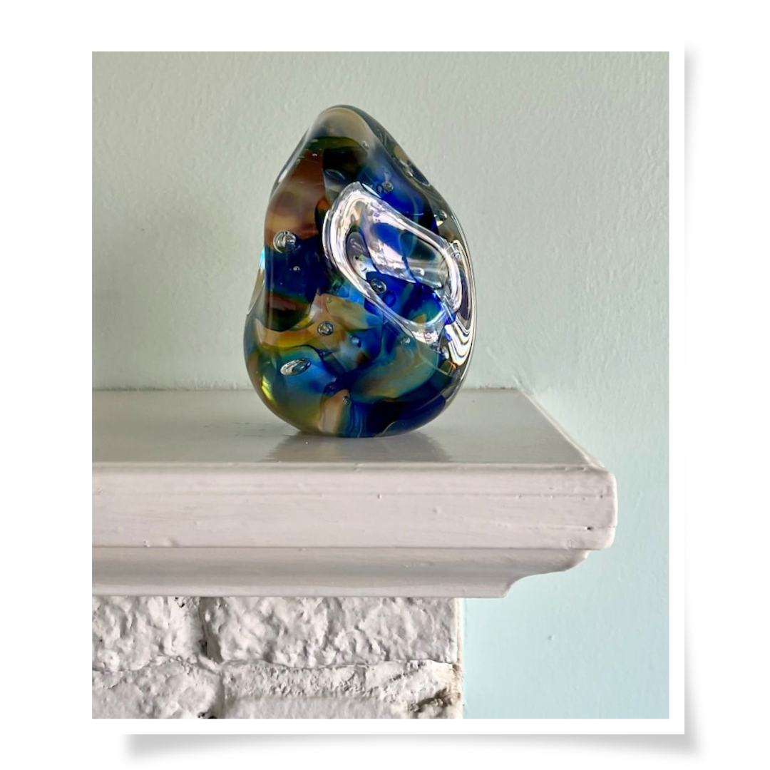 Glass Paperweight - Reflecting Pool