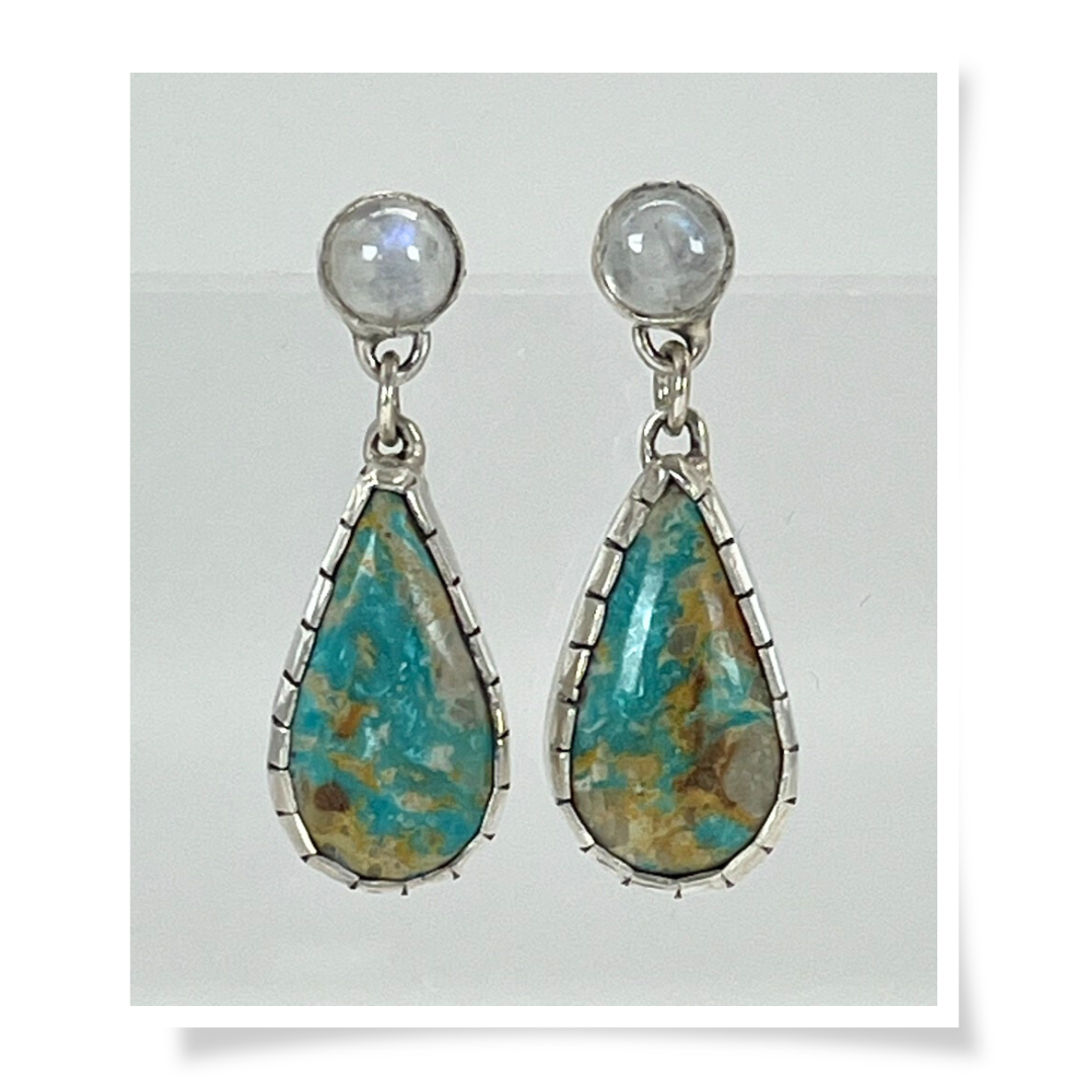 Jewelry - Easter Blue Turquoise Earrings