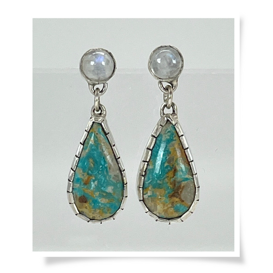 Jewelry - Easter Blue Turquoise Earrings