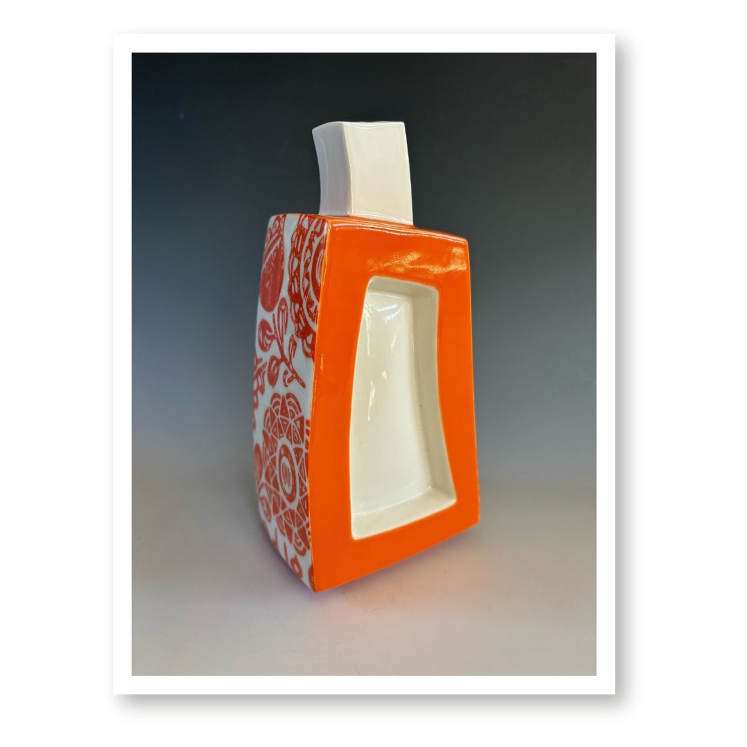 Bud Vase - Hawaiian Orange