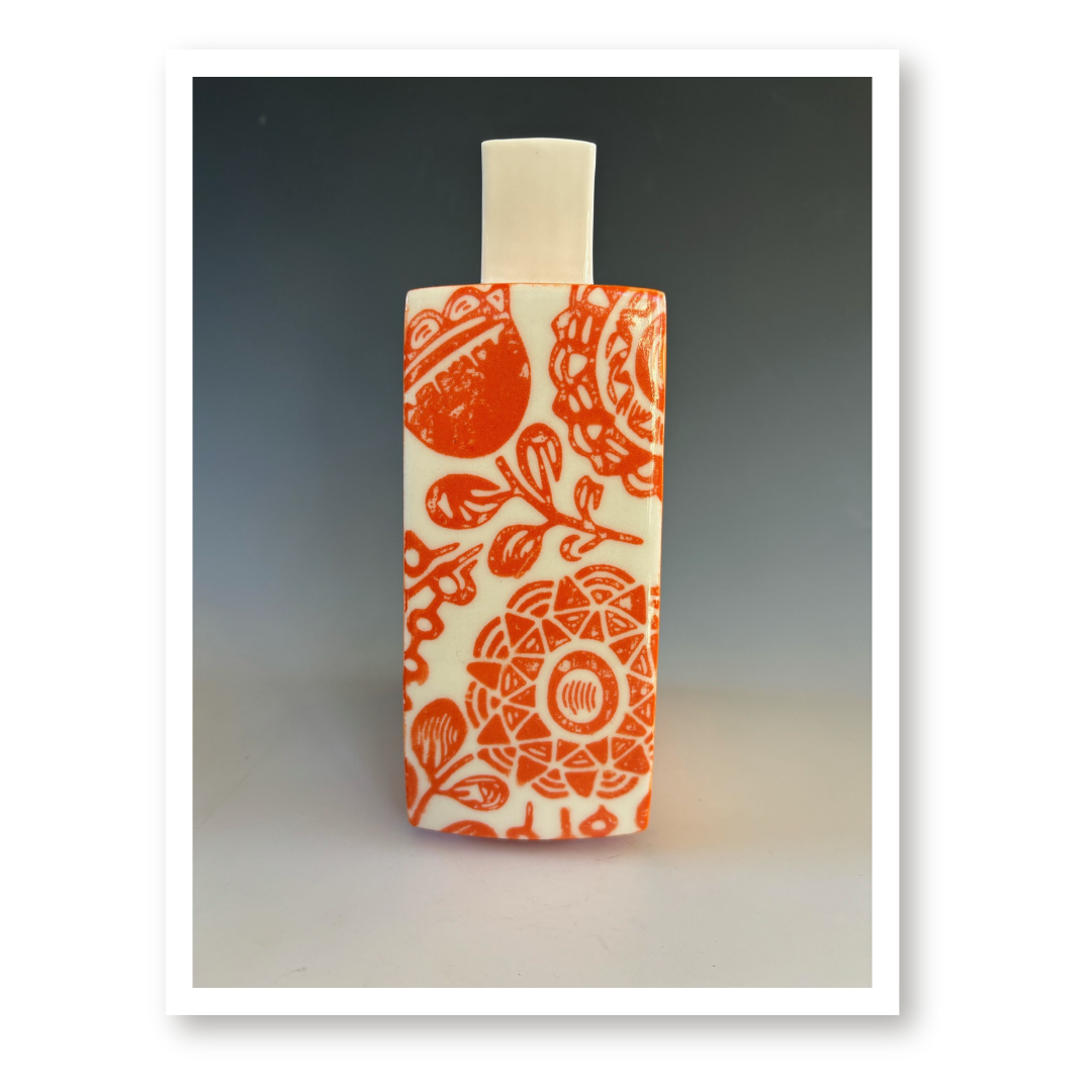 Bud Vase - Hawaiian Orange