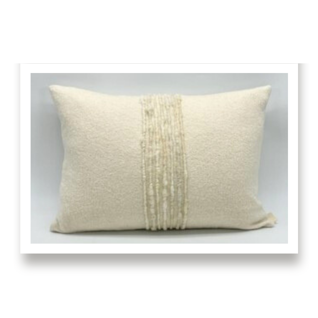 Pillow Covers - Striped Collection - Cream