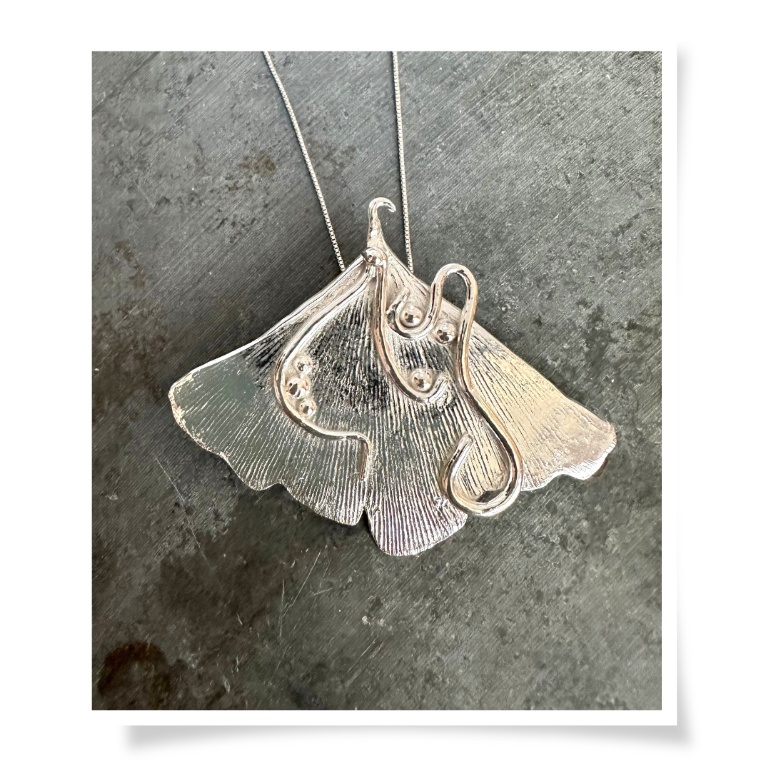 Jewelry - Gingko Leaf Pendant