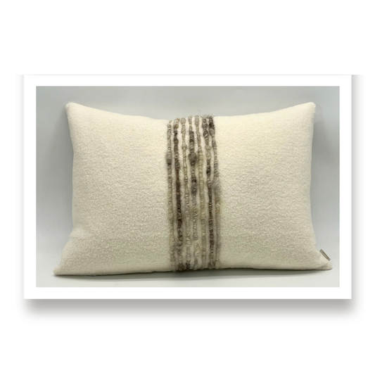 Pillow Covers - Striped Collection - Taupe