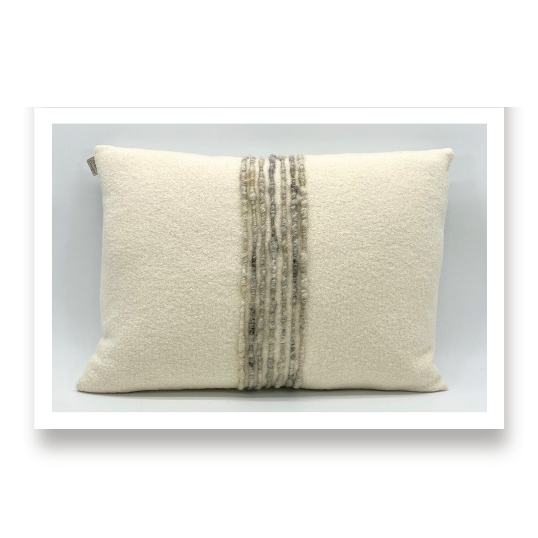 Pillow Covers - Striped Collection - Grey