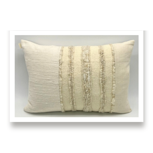 Pillow Covers - Striped Collection - Multi Cream