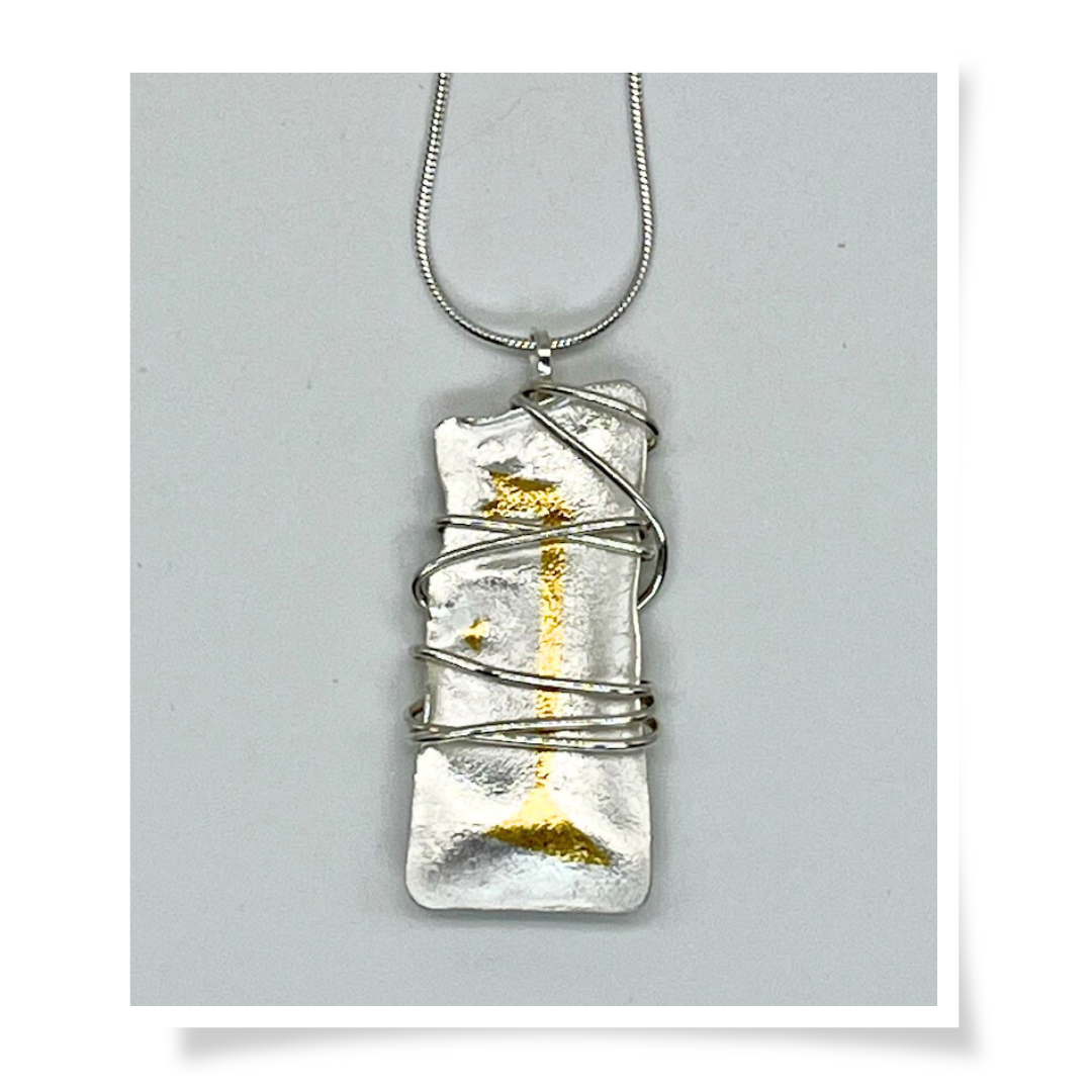 Jewelry - Wrapped Necklace Rectangle