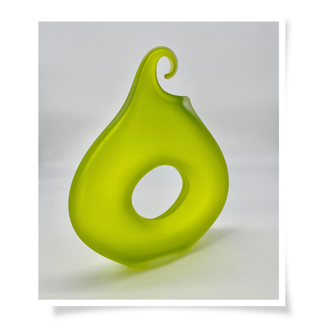 Glass Vessel - Lime Sherbet