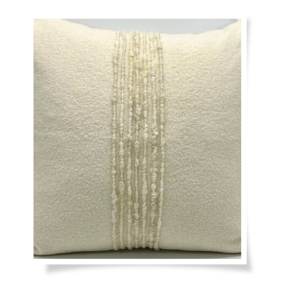 Pillow Covers - Striped Collection - Cream